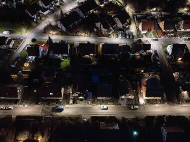 Solarbeleuchtung — An der Schatzgrube & Hardtgasse Taubach (Weimar)
