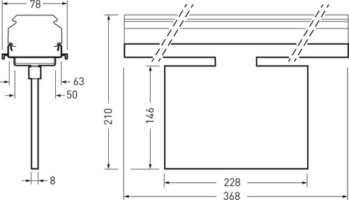 7650 SNP 20m 24V Inotec L37 01 | Maßskizze des Produkts