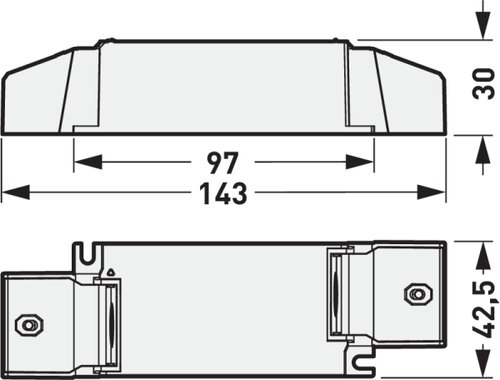 LMS DALI REPEATER / EXTENDER | Dimensional sketch of the product