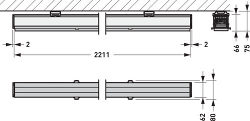 78IP50 HE+LW 140-840ET L225 01 | Szkic wymiarowy produktu