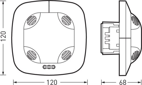 SENSOR US 360 DA2 IPD UP 01 | Maatschets van het product