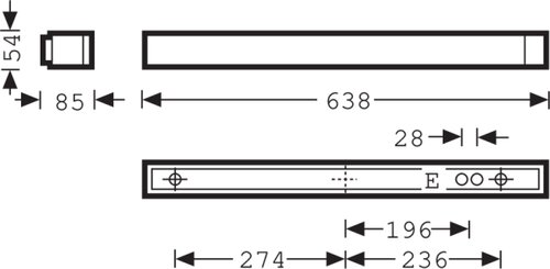 Acuro S LED1000ww ET 01 | Szkic wymiarowy produktu