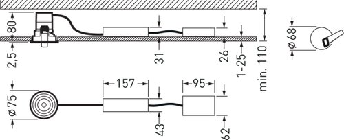 SNS RC1 WRMF-19 8-930 ETDD 01 | Dimensional sketch of the product