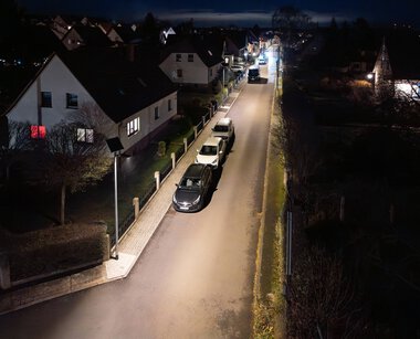 Solarbeleuchtung — An der Schatzgrube & Hardtgasse Taubach (Weimar)