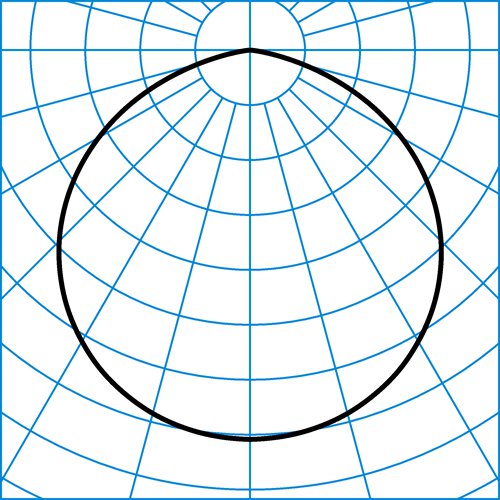 OREx2 G2 38 93-840 0.25M | Light distribution curve of the product