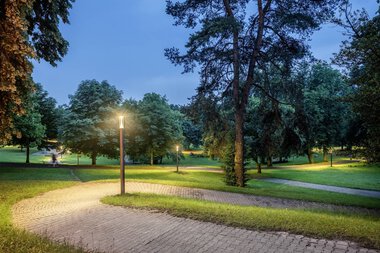 Parkanlagen Sennhof, Badmatte, Kurgebiet