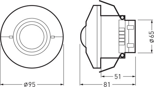 LiveLink Basic | Schizzo dimensionale del prodotto