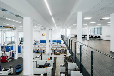 Ausbildungswerkstatt der Firma Liebherr