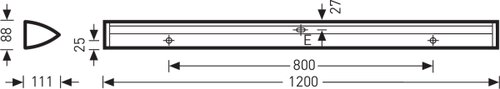 6651 LED2100-840 ET | Dimensional sketch of the product