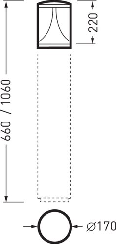 8841 RB/850-740 G2 ETDD | Maßskizze des Produkts