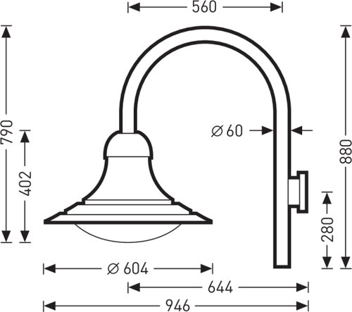 09300K-WB | Schéma dimensionnel du produit