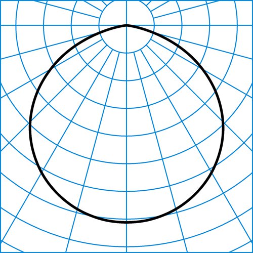 OREx1 G2 38 160-840 SPD CG | Light distribution curve of the product