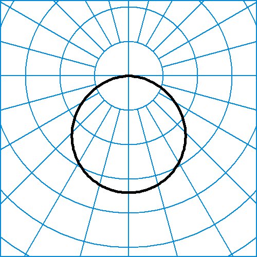 Skeo Circ MultiLC WD2 1G1Y ETDD | Light distribution curve of the product