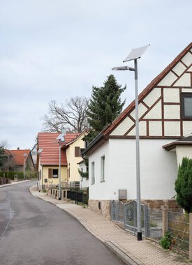 Solarbeleuchtung — An der Schatzgrube & Hardtgasse Taubach (Weimar)
