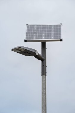 Solarbeleuchtung — An der Schatzgrube & Hardtgasse Taubach (Weimar)
